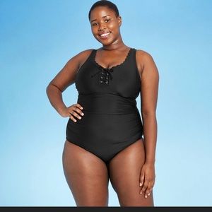 Black Target Swimsuit